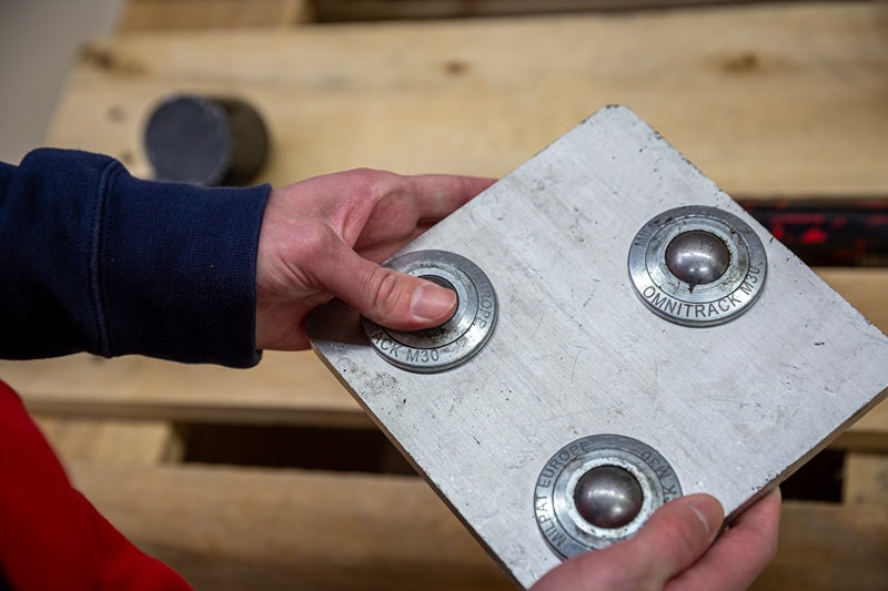 Platine standard Milpat - Pour déplacer vos gondoles de magasin