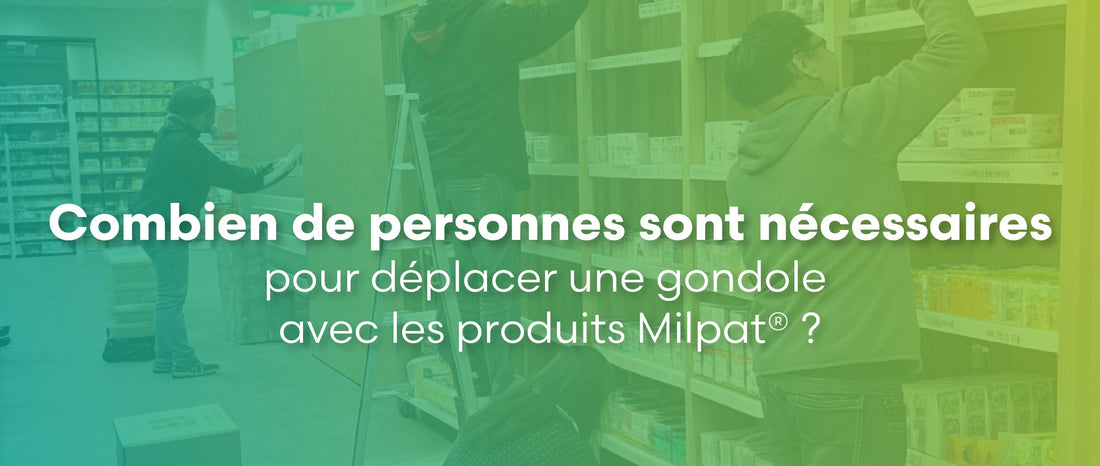 Combien de personnes pour déplacer une gondole ?