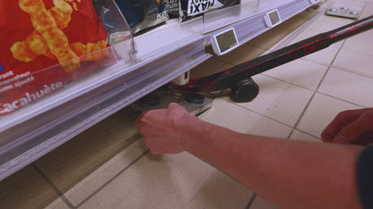 Platine standard Milpat - Pour déplacer vos gondoles de magasin