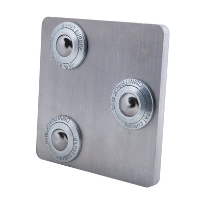 Platine standard Milpat - Pour déplacer vos gondoles de magasin